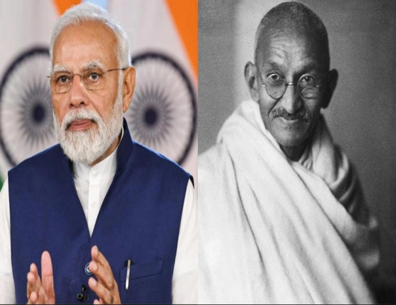 Vice-President compares PM Modi to Mahatma Gandhi, Congress says 'shameful'