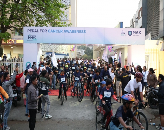 Max Hospital, Nagpur, Organises Cyclothon to Promote Healthy Living and Cancer Awareness